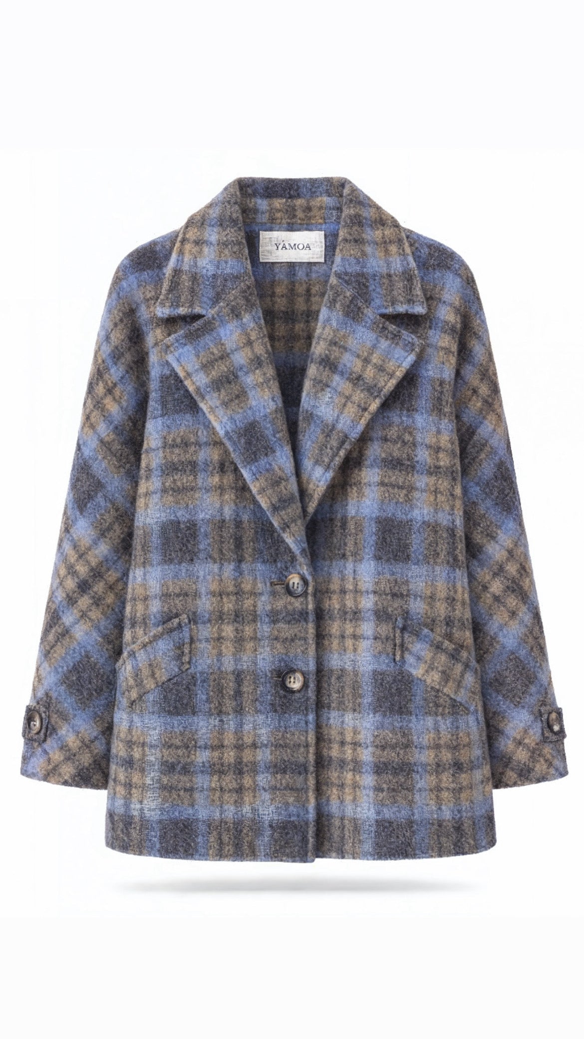 Manteau à carreaux
