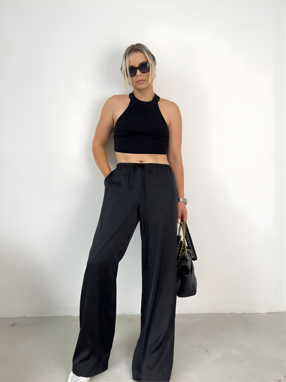Pantalon soie