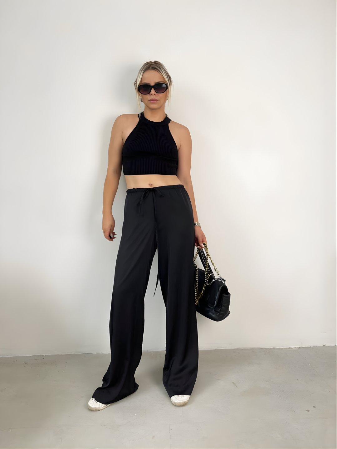Pantalon soie