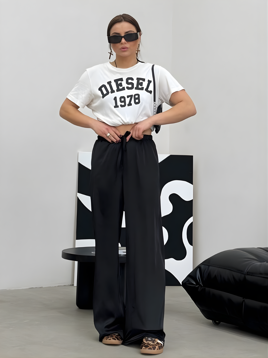 Pantalon soie