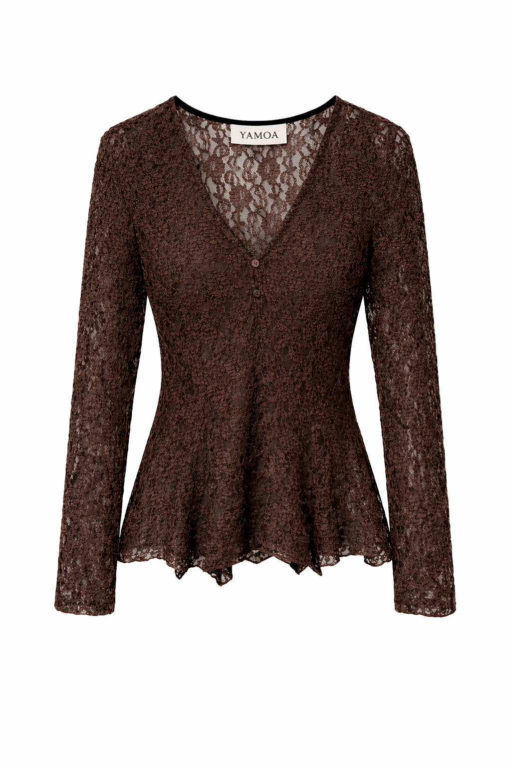 Top Dentelle Chocolat