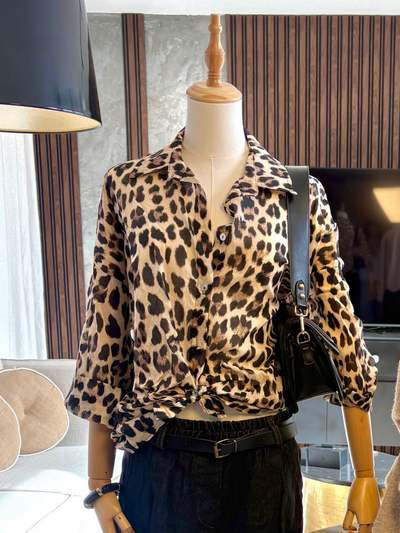 Chemise léopard
