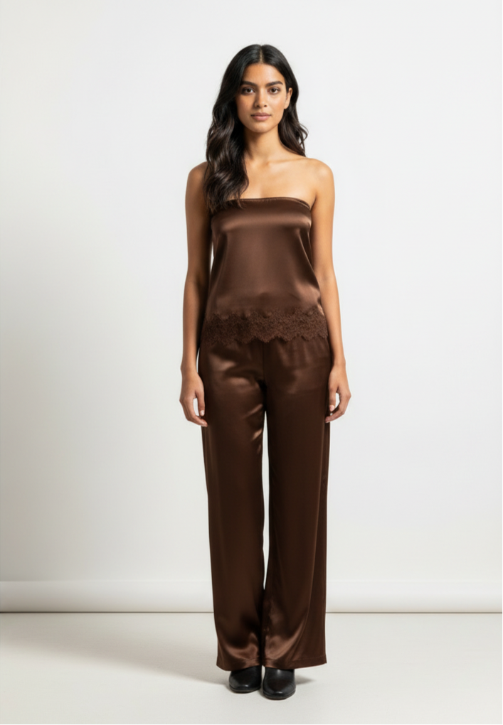 Ensemble Bustier en Soie