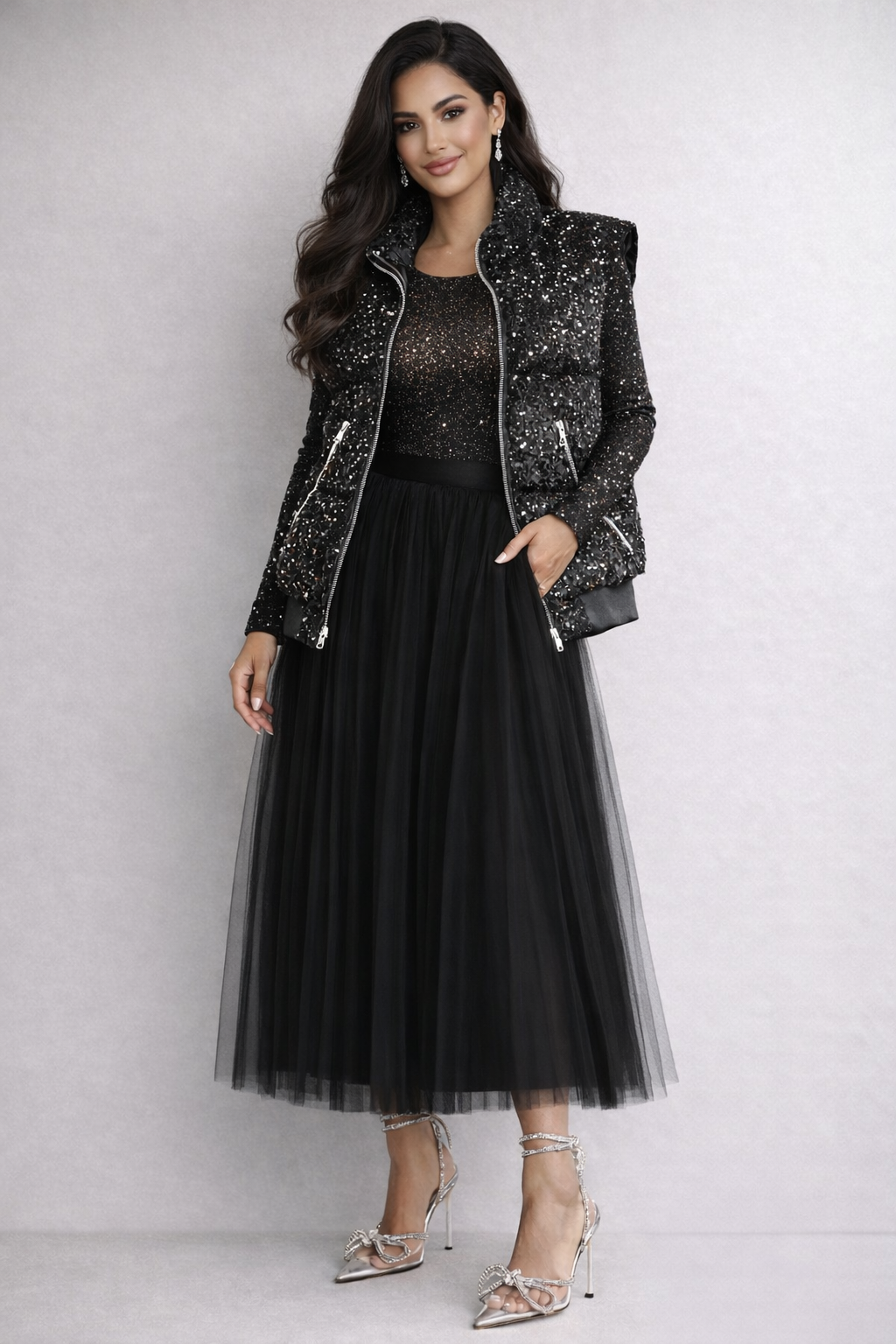 Doudoune Sequin sans manches