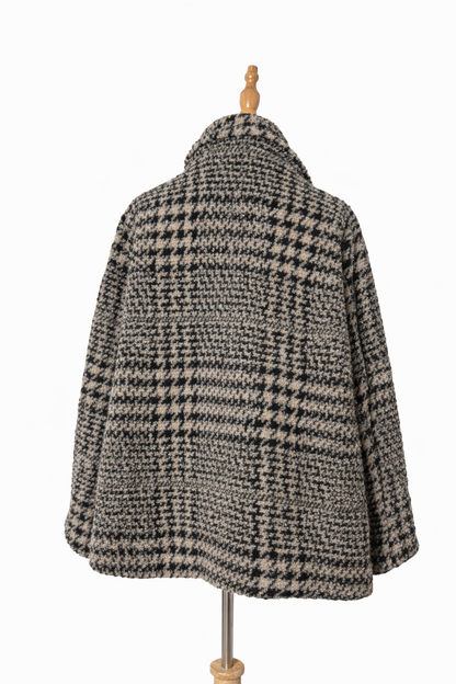 Manteau pied-de-poule