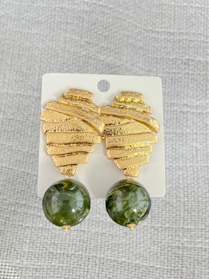 Boucles Perle Sculptée