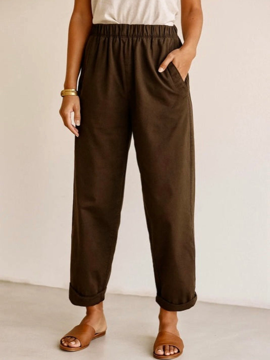 Pantalon chocolat