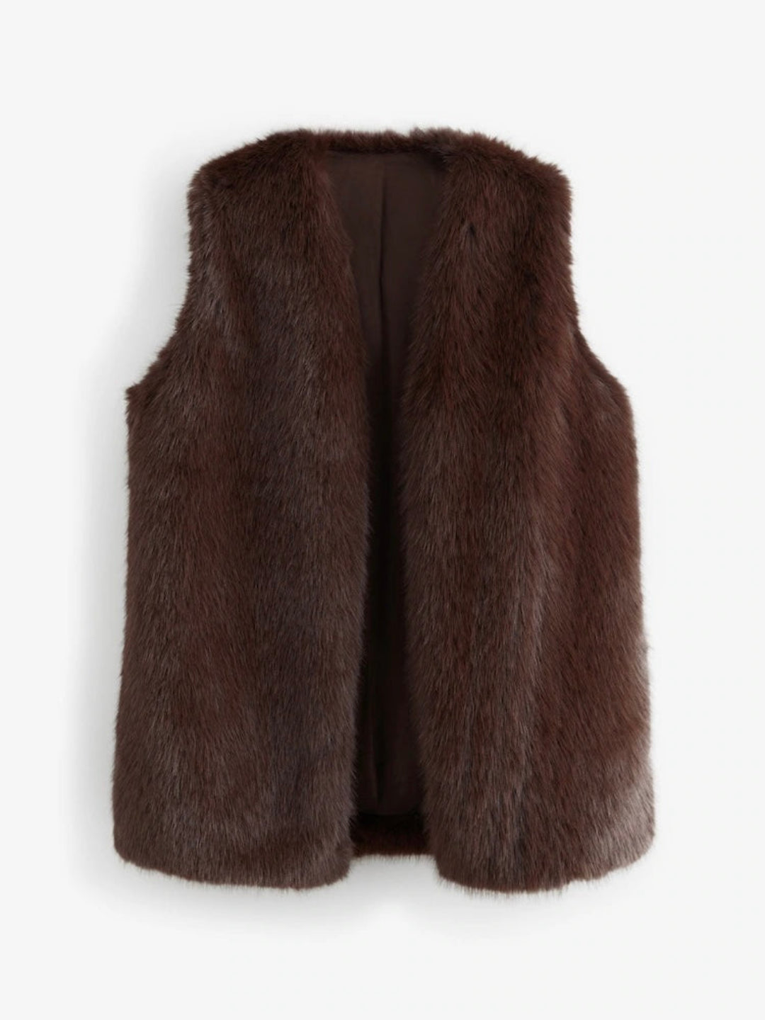 Gilet fourrure sans manches