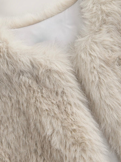 Gilet fourrure sans manches