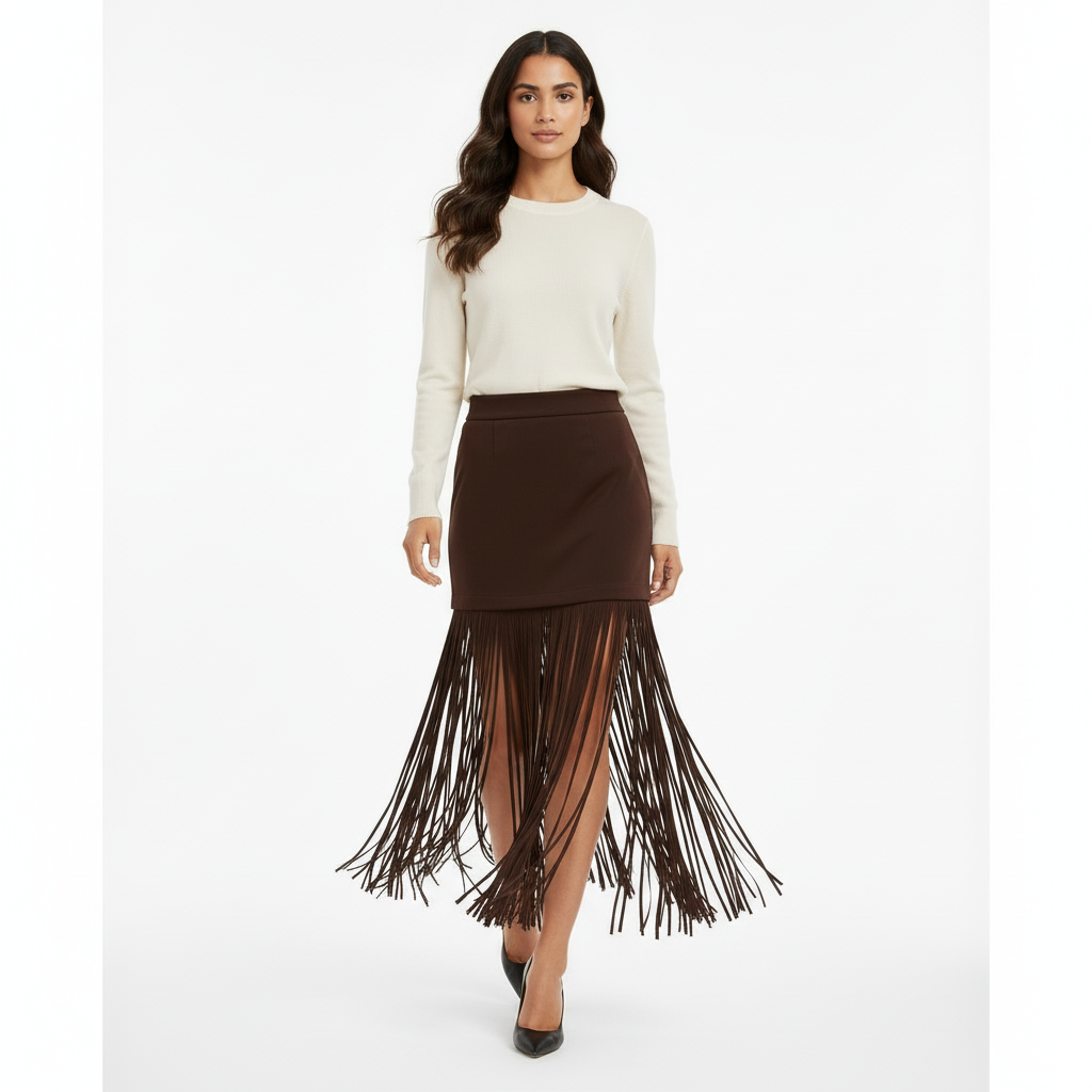Jupe à franges
