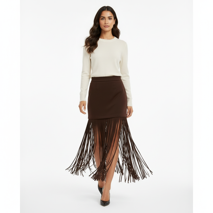 Jupe à franges