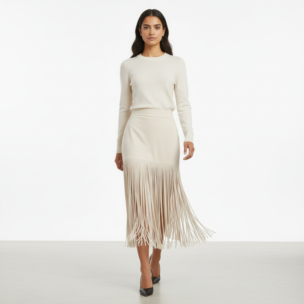 Jupe à franges