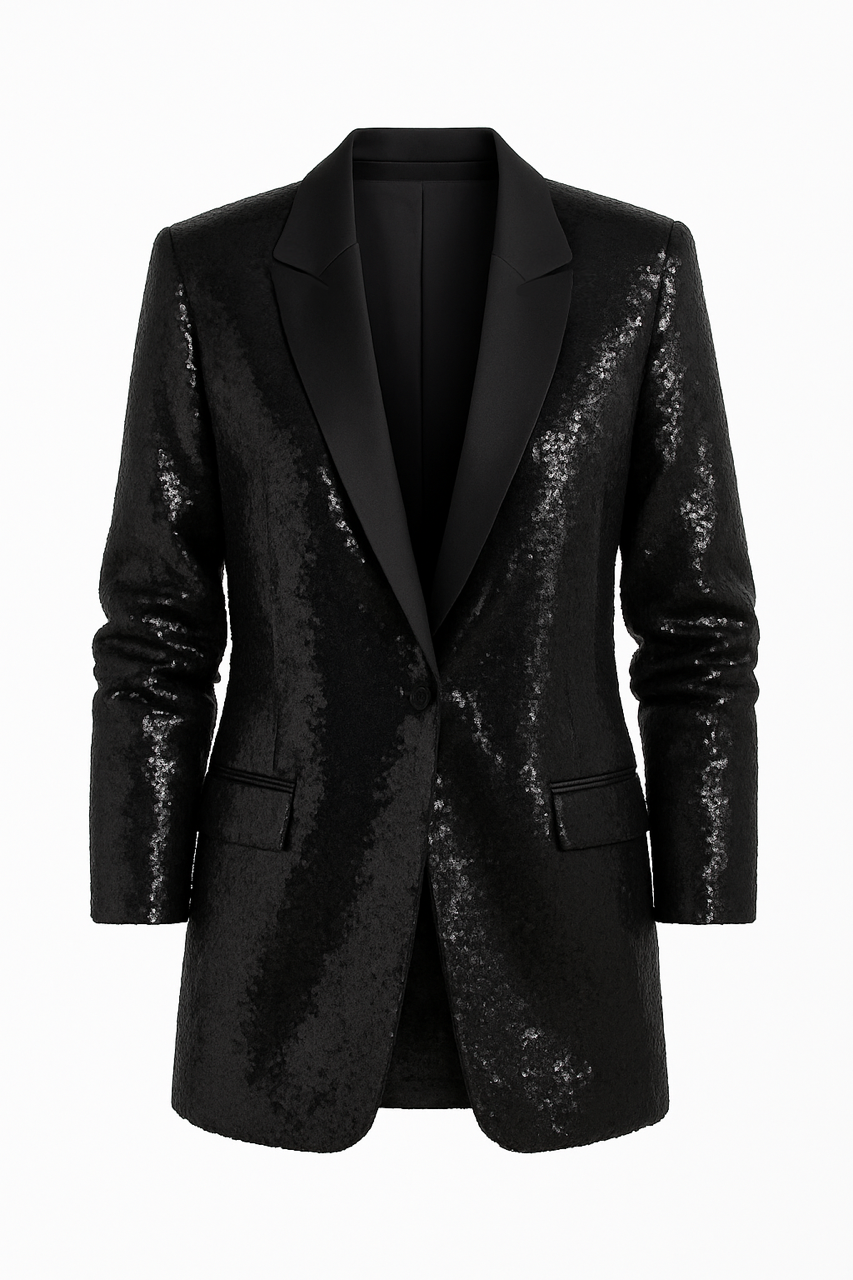 Blazer sequin - Noir