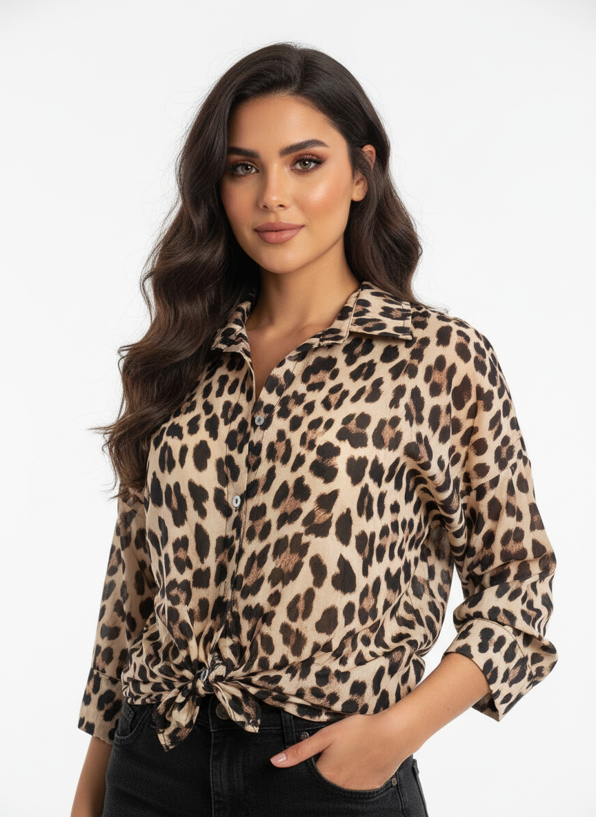 Chemise léopard