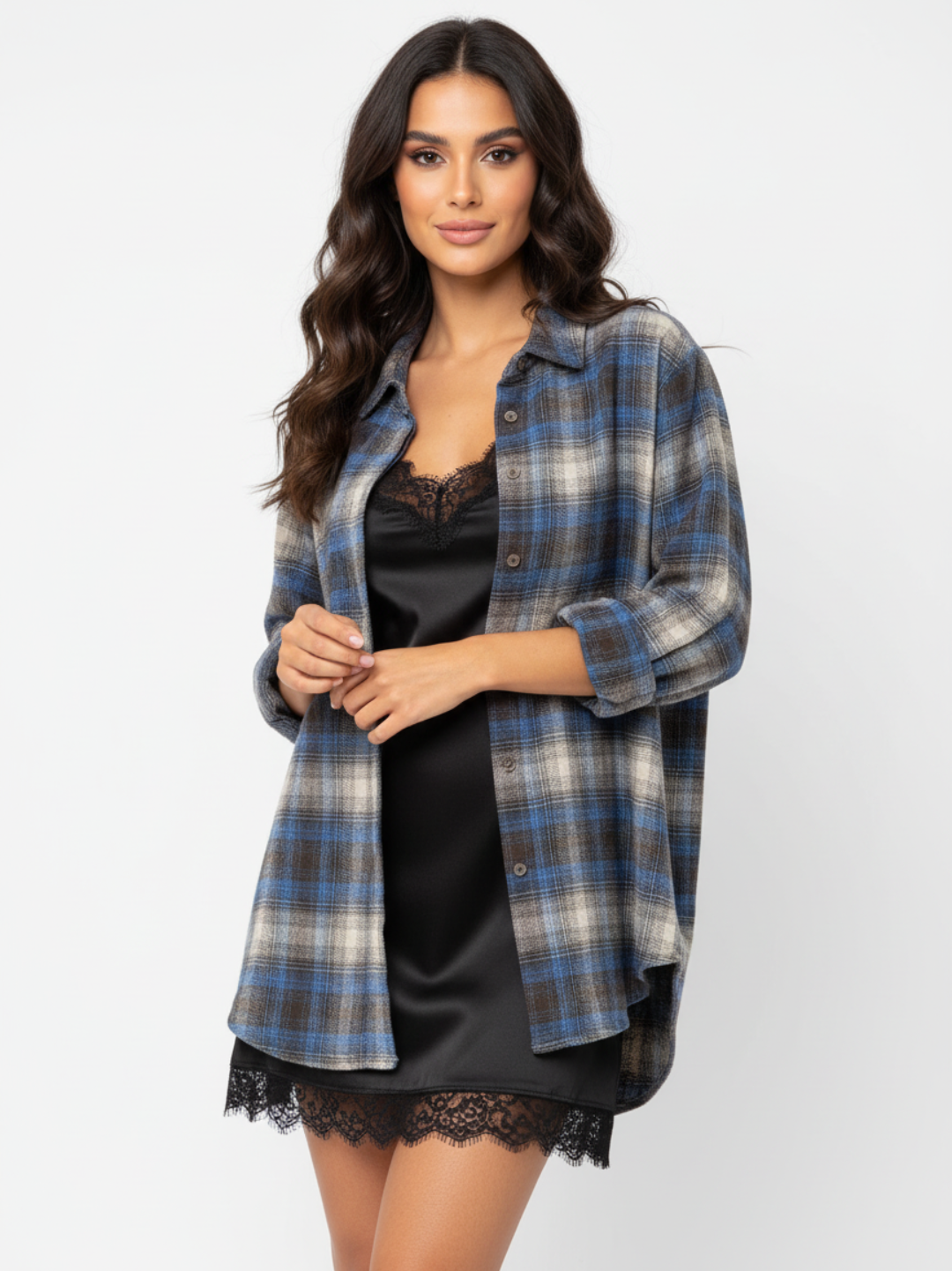 Chemise à carreaux