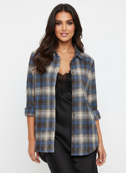 Chemise à carreaux